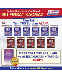 TÜM TUS SORULARI (30.Baskı) TAKIM + MART 2021 TUS SORULARI