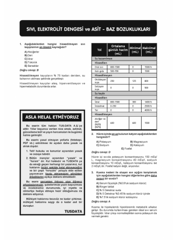 YDUS SORU KİTABI ( 2.Baskı ) GENEL CERRAHİ / 1.2.Cilt