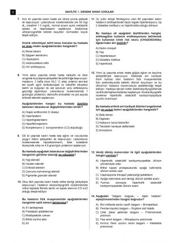 24 Açıklamalı Deneme Serisi - Dahiliye 24 Açıklamalı Deneme Serisi - Dahiliye