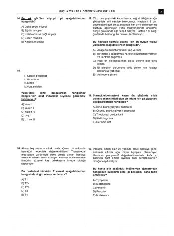 24 Açıklamalı Deneme Serisi - Küçük Stajlar 24 Açıklamalı Deneme Serisi - Küçük Stajlar