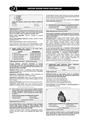 24 Açıklamalı Deneme Serisi 3.Baskı - Anatomi 