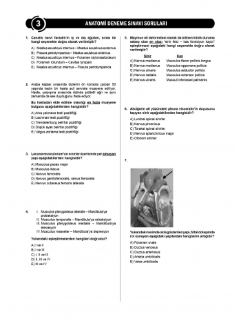 24 Açıklamalı Deneme Serisi 3.Baskı - Anatomi 