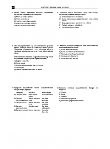 24 Açıklamalı Deneme Serisi 3.Baskı - Anatomi 