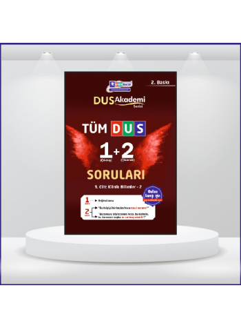 Tüm Dus Soruları 1+2 ( 2.Baskı ) Klinik / 3.Cilt Tüm Dus Soruları 1+2 ( 2.Baskı ) Klinik / 3.Cilt