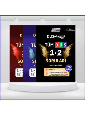 Tüm Dus Soruları 1+2 ( 2.Baskı ) Temel+Klinik ( 3 Cilt ) Tüm Dus Soruları 1+2 ( 2.Baskı ) Temel+Klinik ( 3 Cilt )