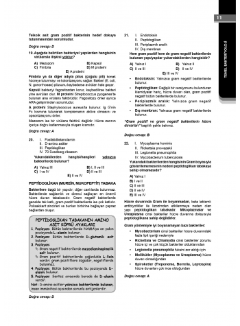 Klinisyen Prime Soruları Mikrobiyoloji ( 18.Baskı )