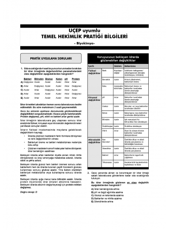 Klinisyen Prime Soruları Biyokimya ( 20.Baskı )