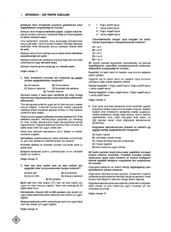 Klinisyen Prime Soruları Biyokimya ( 20.Baskı )