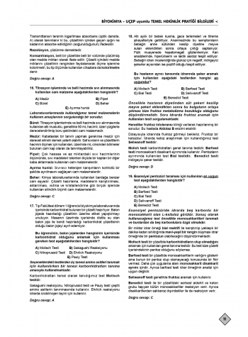 Klinisyen Prime Soruları Biyokimya ( 20.Baskı )