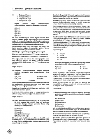 Klinisyen Prime Soruları Biyokimya ( 20.Baskı ) Klinisyen Prime Soruları Biyokimya ( 20.Baskı )