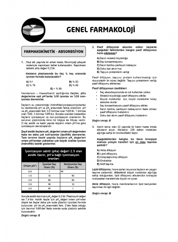 Klinisyen Prime Soruları Farmakoloji ( 17.Baskı )