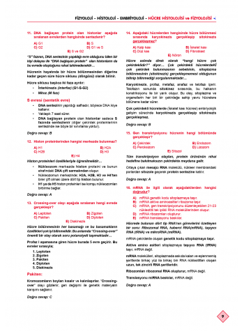 Klinisyen Prime Soruları Fizyoloji ( 16.Baskı )