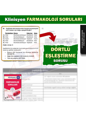 KLİNİSYEN SORU FARMAKOLOJİ ( 12.Baskı )