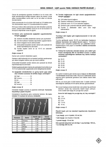 Klinisyen Soruları Genel Cerrahi ( 15.Baskı )