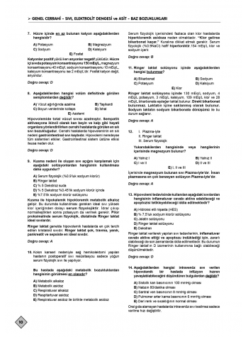 Klinisyen Soruları Genel Cerrahi ( 19.Baskı ) Klinisyen Soruları Genel Cerrahi ( 19.Baskı )