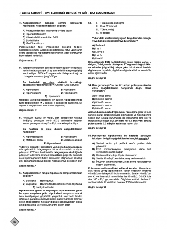 Klinisyen Soruları Genel Cerrahi ( 19.Baskı ) Klinisyen Soruları Genel Cerrahi ( 19.Baskı )
