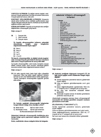 Klinisyen Soruları Kadın Doğum ( 18.Baskı )