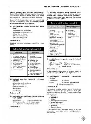 Klinisyen Soruları Pediatri ( 17.Baskı ) 1.2.Cilt