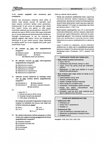 Vaka Soruları MİKROBİYOLOJİ ( 3.Baskı ) Vaka Soruları MİKROBİYOLOJİ ( 3.Baskı )