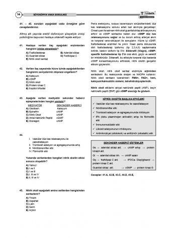 Vaka Soruları BİYOKİMYA ( 3.Baskı )