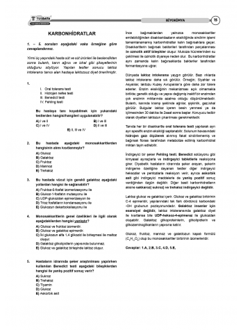 Vaka Soruları BİYOKİMYA ( 3.Baskı ) Vaka Soruları BİYOKİMYA ( 3.Baskı )