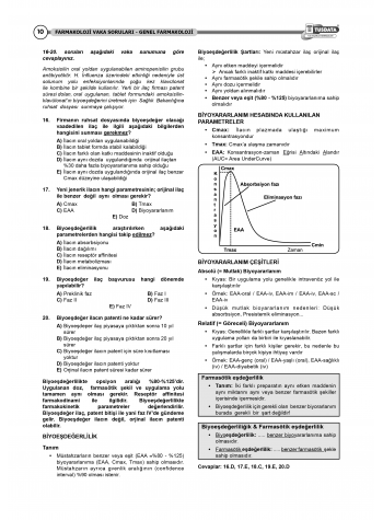 Vaka Soruları Farmakoloji ( 3.Baskı )