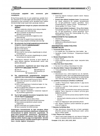 Vaka Soruları Farmakoloji ( 3.Baskı )