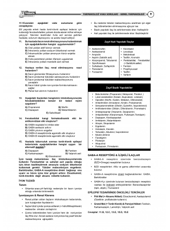 Vaka Soruları Farmakoloji ( 3.Baskı ) Vaka Soruları Farmakoloji ( 3.Baskı )