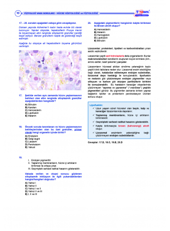 Vaka Soruları FİZYOLOJİ ( 1.Baskı ) Vaka Soruları FİZYOLOJİ ( 1.Baskı )