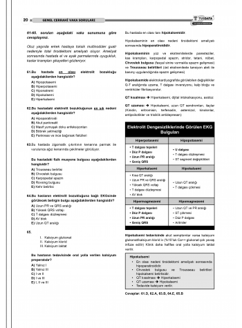 Vaka Soruları GENEL CERRAHİ ( 7.Baskı )