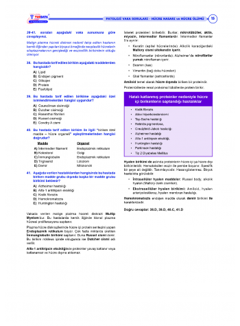 Vaka Soruları PATOLOJİ ( 2.Baskı )