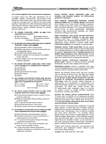 Vaka Soruları Pediatri ( 9.Baskı )