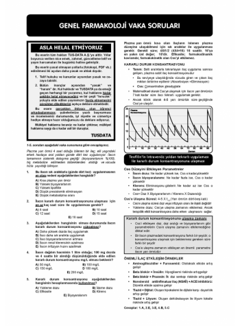 VAKA SORULARI SERİSİ - FARMAKOLOJİ ( 2.Baskı )