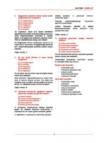 Meditus Soruları ( 3.Baskı ) Anatomi