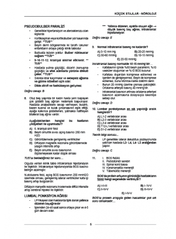 Meditus Soruları - Küçük Stajlar ( 6.Baskı )