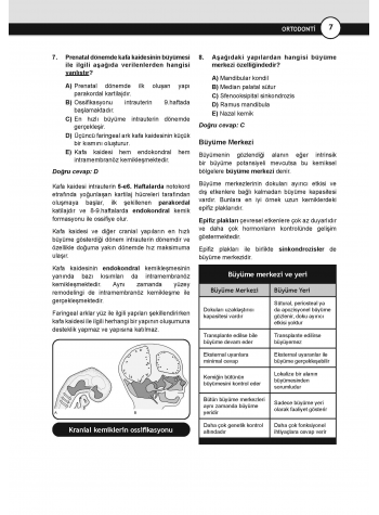 DUS Miadent Soru ( 5.Baskı ) Ortodonti