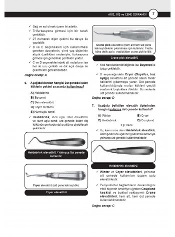 DUS Miadent Soruları ( 7.Baskı ) Ağız Cerrahisi