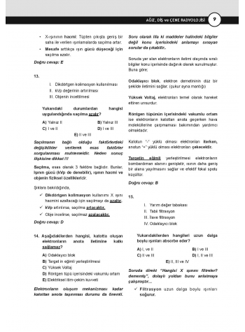 DUS Miadent Soruları ( 7.Baskı ) Ağız Radyolojisi