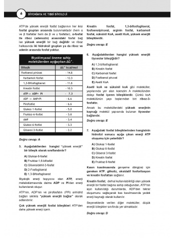 DUS Miadent Soruları ( 7.Baskı ) Biyokimya