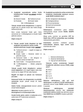 DUS Miadent Soruları ( 7.Baskı ) Biyokimya