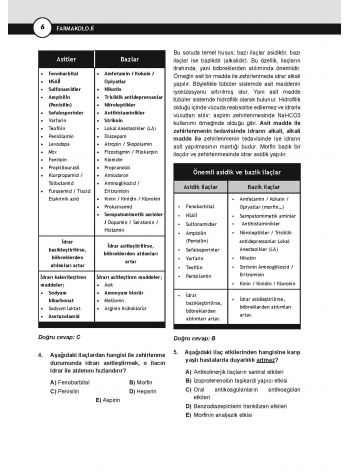 DUS Miadent Soruları ( 7.Baskı ) Farmakoloji
