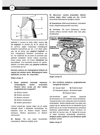 DUS Miadent Soruları ( 7.Baskı ) Periodontoloji