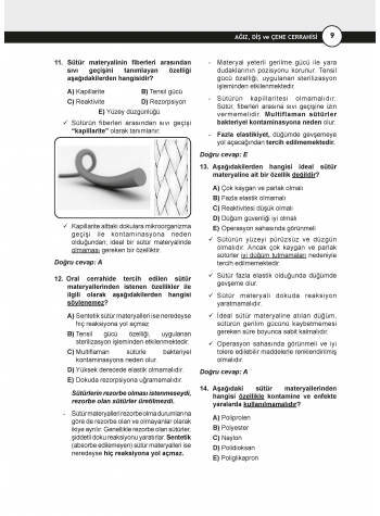 DUS Prodent Soruları ( 10.Baskı ) Ağız Cerrahisi