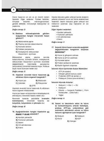 DUS Prodent Soruları ( 10.Baskı ) Patoloji