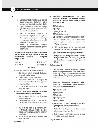 DUS Prodent Soruları ( 9.Baskı ) Ağız Cerrahisi