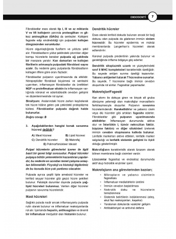 DUS Prodent Soruları ( 9.Baskı ) Endodonti