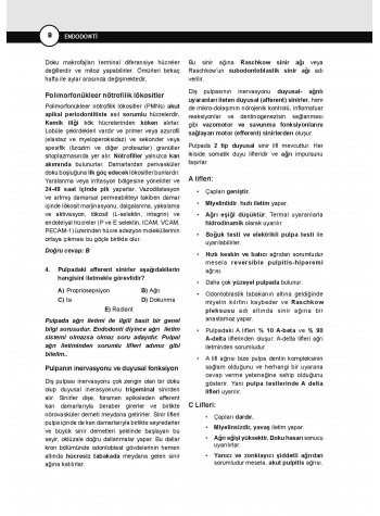 DUS Prodent Soruları ( 9.Baskı ) Endodonti