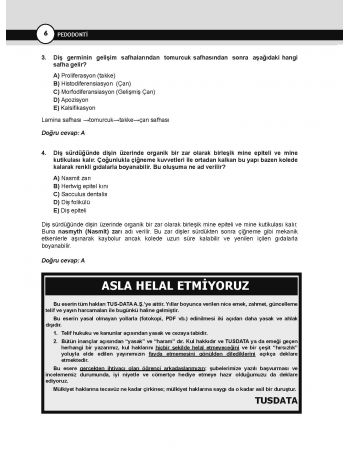 DUS Prodent Soruları ( 9.Baskı ) Pedodonti
