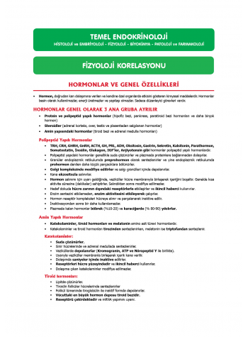 TUS Entegre Temel Endokrinoloji TUS Entegre Temel Endokrinoloji