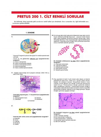 Pretus Deneme Sınavları - 200 ( 1.Cilt )